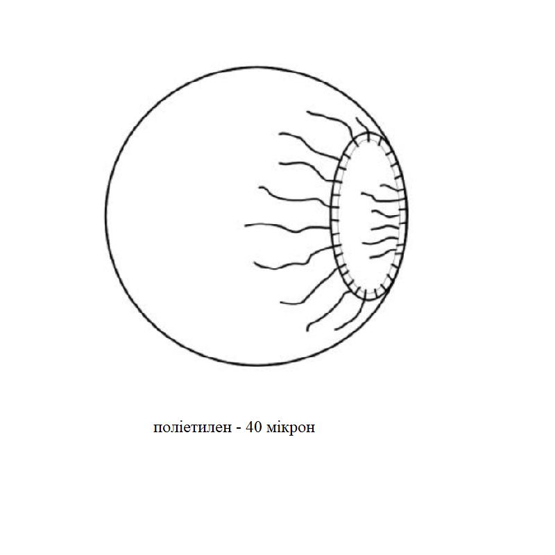 Чохол для апаратури діаметром 100 см (поліетилен – 40 мікрон) (стерильний) NUREL®